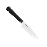 Couteau d'office 11 cm Chowa lame ceramique - manche noir
