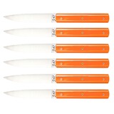Couteaux de table Perceval 9.47 manche Orange Pumkin par 6 pieces