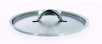 Couvercle inox brosse  o 28cm