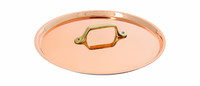 Couv. rond cuivre-inox anse bronze o20
