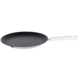 Crepiere 30 Cm Mutine Fixe Exceliss - Poignee Bakelite Blanche