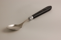 Cuillere a dessert Diana nacre noir