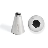 Douille a petit fours inox o14 16 dents