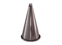 Douille inox cannelee c6 - 6 dents