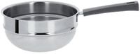 Bain-Marie 20 cm Poignee Grise Inox Mutine Fixe