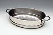 Cuit-Vapeur Ovale 30 cm Inox Mutine Fixe