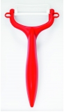 Eplucheur rasoir lame rouge 14,5cm