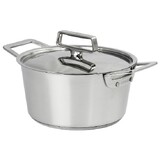Faitout 18 cm Cristel 1826 + couvercle inox Castel pro