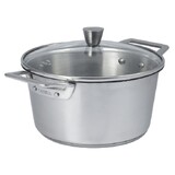 Faitout 16cm avec couvercle verre 1826