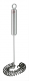 Fouet inox "Magique" a spirales en silicone 27 cm