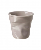 Gobelet froisse Espresso Revol 8cl Taupe