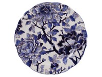 Assiette Dessert 22.4 cm Pivoines Bleues PIVOINES BLEUES