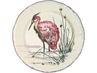 Assiette Plate 26.3 cm Heron GRANDS OISEAUX