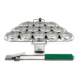 Grille a presentoirs pour mini hamburgers L XL XXL