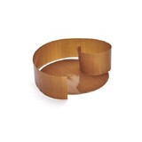 Lot de deux feuilles de cuisson pour moule a manque rond en inox perfore Air Sys