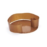 Lot de deux feuilles de cuisson pour moule a manque rond en inox perfore Air Sys