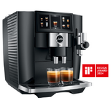 Machine a cafe automatique a grains J8 Twin avec 2 broyeurs independants Diamond Black (EA)