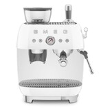 Machine a cafe combinee avec expresso broyeur Vintage Annees 50 Blanc