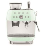 Machine a cafe combinee avec expresso broyeur Vintage Annees 50 Vert d'eau