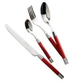 Menagere 24 pieces Conty rouge Grenadine