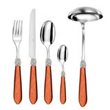 Menagere de 49 pieces Diana corail sans ecrin