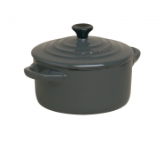 Mini cocotte ceramique 10 cm Gris Galet