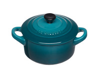 Mini cocotte ronde bleu Deep Teal