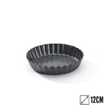 Moule a ini tartelette fixe en acier antiadhesif o 12cm