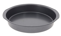 Moule a manque rond uni en acier antiadhesif o 28 cm