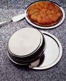 Moule a Tarte Tatin 24 cm Inox Anti-Adherent EXCELISS avec Plateau