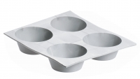 Mini elastomoule portion muffin 4 emp.