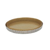 Moule a tarte rond en inox perfore Air System® a fond demontable o 24 x 2.5 cm a