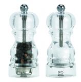 Moulins a sel et a poivre manuel Nancy Duo Acrylique 12 cm