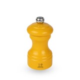 Moulin a poivre manuel en bois laque, jaune safran, 10 cm - 4in