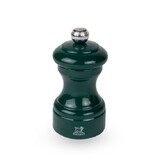 Moulin a poivre manuel en bois laque, vert foret, 10 cm - 4in.