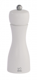Moulin a Sel manuel Tahiti en bois de hetre Blanc Mat 15 cm