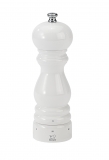 Moulin a Poivre Manuel 18 cm en Bois Laque Blanc PARIS U'SELECT