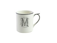 Mug M FILET BLEU MONOGRAMME
