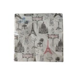 Paquet de 20 Serviettes en Papier Lunch 33x33 cm Ca cest Paris