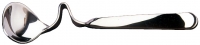 Petite cuillere inox 14 cm coudee pour sucre,cafe, miel, creme ou confiture