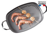 Plancha grill a anses mineral b 38x26cm