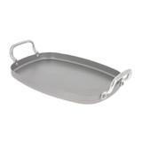 Plancha lisse a anses mineral b 38x26cm