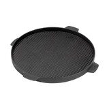 Plancha ronde reversible en fonte o 26 cm pour Big Green Egg MiniMax
