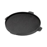 Plancha ronde reversible en fonte pour Big Green Egg Small, MiniMax & Medium