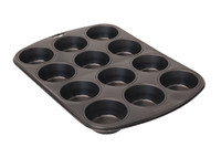 Plaque de 12 muffins o 5/8 cm en acier antiadhesif