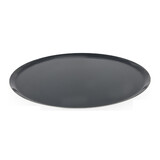Plaque ronde en tole d'acier bleuie speciale tourtiere ou pizza  o 36 cm