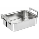 Mini Plat a Four Roaster individuel a 2 anses larges en inox Multiply  10 X 12 cm