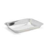 Plat en inox a mariner, a debarrasser ou leche frites 42 x 32 cm x 5 cm de haut