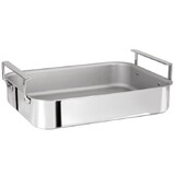 Plat a Four Roaster a 2 anses larges en inox Multiply sans accessoire 43 x 33 cm