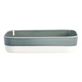 Plat L Cantine Gris Oxyde 27,5*19cm / H6,5cm